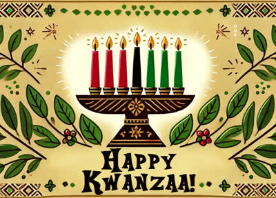 Postcard kwanzaa