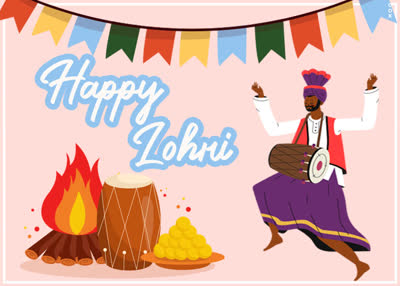 Postcard lohri