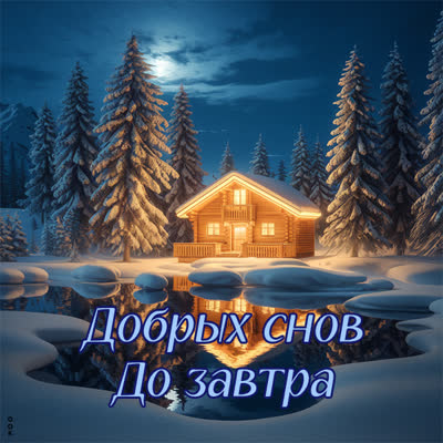 Picture лунный свет и снежная открытка для снов