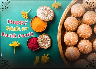 Postcard makar sankranti