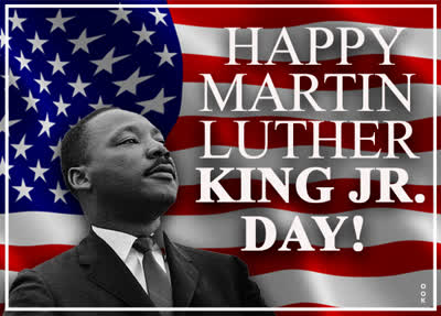 Postcard martin luther king jr. day