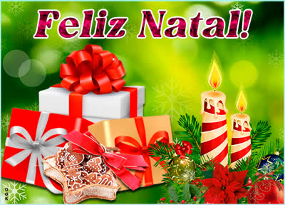 Postcard natal