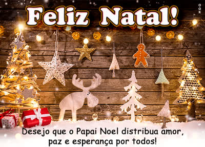 Postcard natal