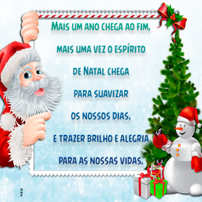 Postcard natal