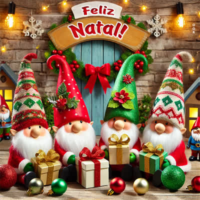 Postcard natal