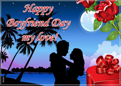 Postcard nat'l. boyfriend day