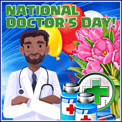 Postcard nat'l doctors day