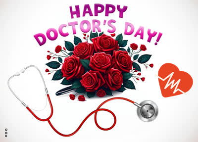 Postcard nat'l doctors day