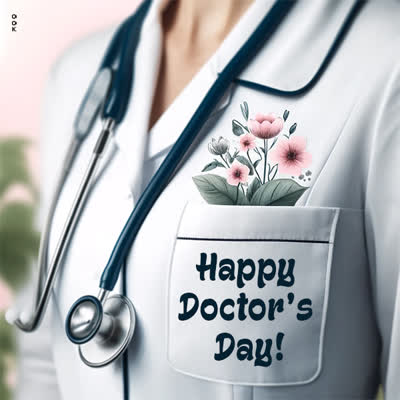 Postcard nat'l doctors day