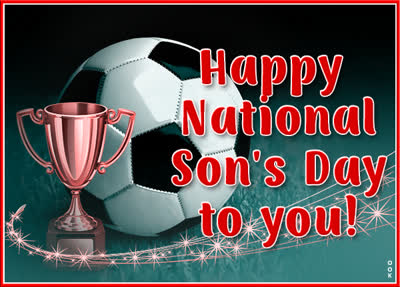 Postcard nat'l. son's day