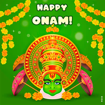 Postcard onam