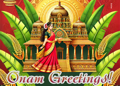 Postcard onam