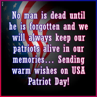 Postcard patriot day