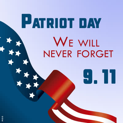 Postcard patriot day