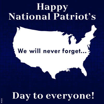 Postcard patriot day