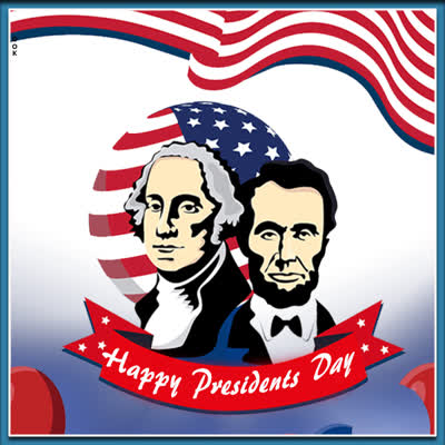 Postcard presidents day