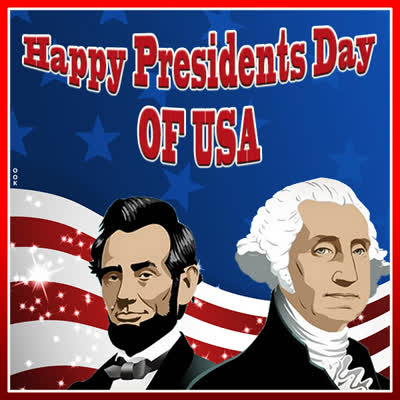 Postcard presidents day