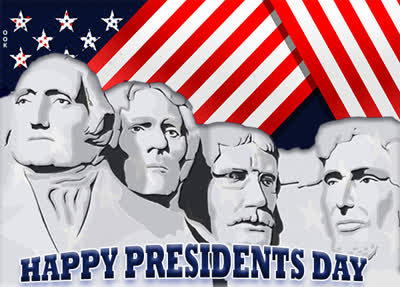 Postcard presidents day