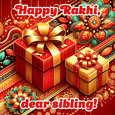 Postcard raksha bandhan