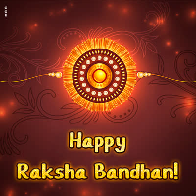 Postcard raksha bandhan (rakhi)