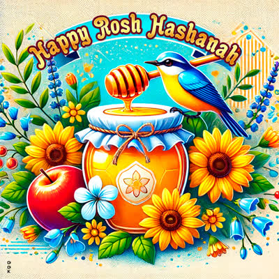 Postcard rosh hashanah