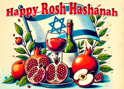 Postcard rosh hashanah