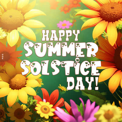 Postcard summer solstice