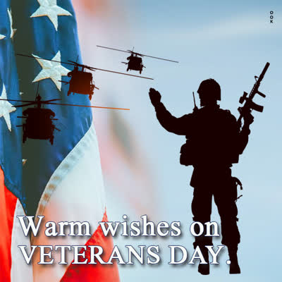 Postcard veterans day