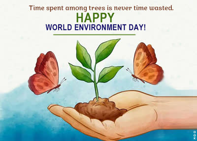 Postcard world environment day