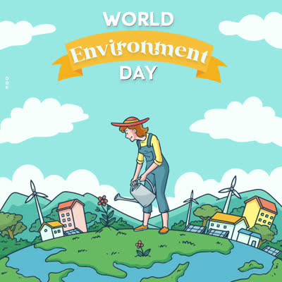 Picture world environment day