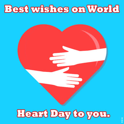 Postcard world heart day