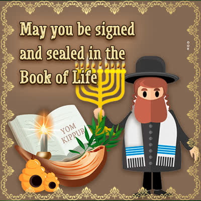 Postcard yom kippur