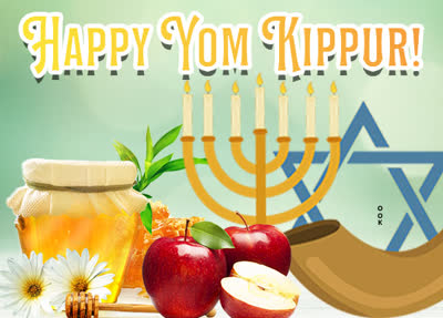 Postcard yom kippur