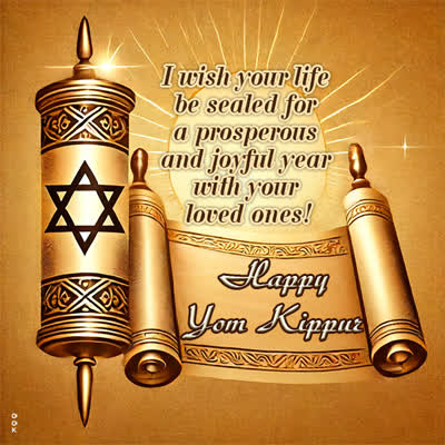 Postcard yom kippur